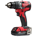 Milwaukee Kit de taladro/destornillador compacto sin escobillas M18 de 1/2"