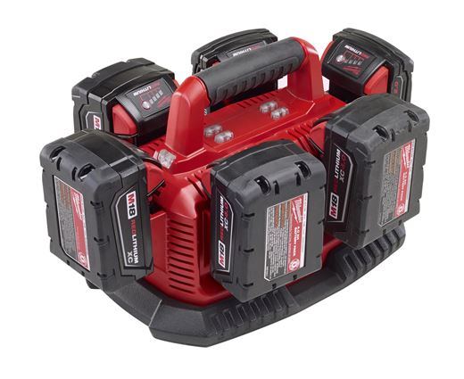 Milwaukee Cargador secuencial para seis baterías M18™