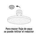 FOSET Regadera de Plato Redonda 8"