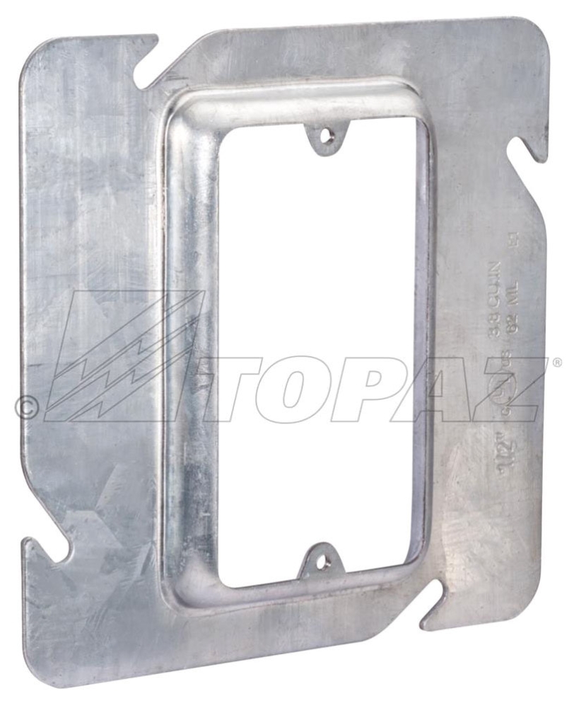 1-Ganga 5" x 5" (Altura 1/2") Raised Cover Metal