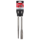 Milwaukee Paquete 2 Unidades Cincel Plano y Punta Bull Point SDS-PLUS SLEDGE