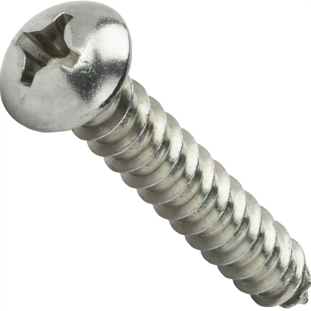 Torn Rosca Lata Round Head #10 x 1"
