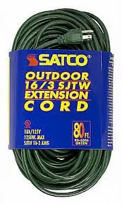 Satco Ext.Verde 80' 16/3 