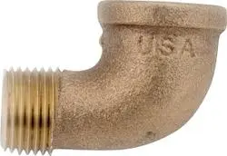 Codo Niple 1/2" Bronce HD