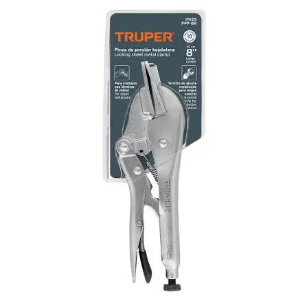 Pinza Presion Hojalateria 8'' Truper 
