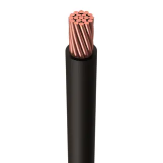 [2632] THHN-12 | Negro Cable Electrico Trenzado