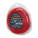 [1760-(17610)] Truper Round Wire For Brush Cutter, 63 m Long, 2.7 mm, Blister